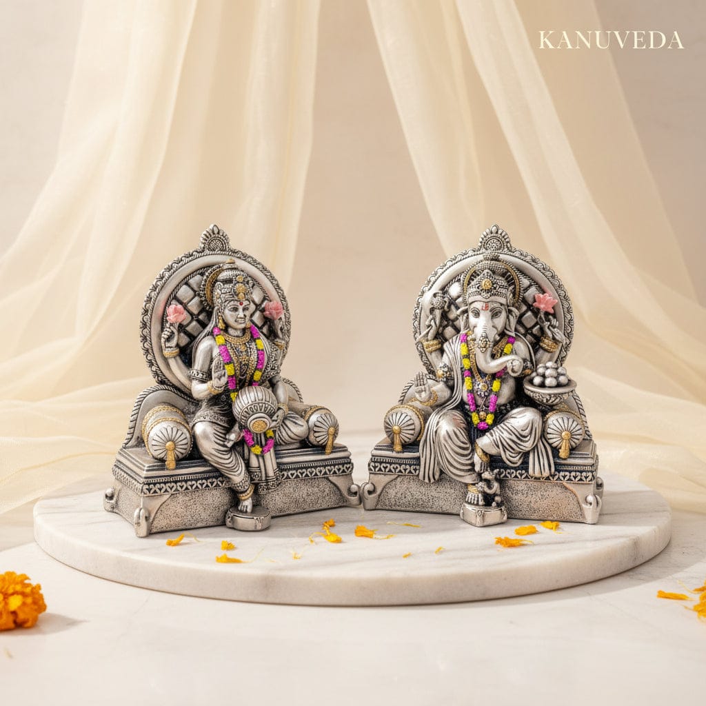 Shubh Deep Lakshmi Ganesha Set 3d
