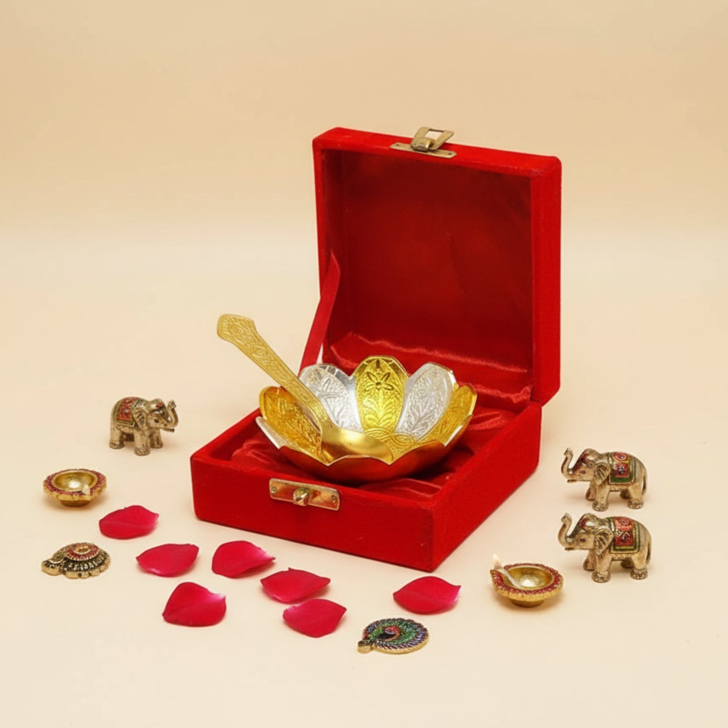 Dual-Tone Silver Bowl Gift Set