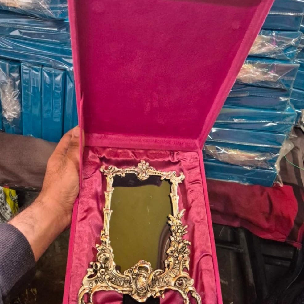 Sheesh Mahal – 99% Silver-Plated Royal Reflection Frame