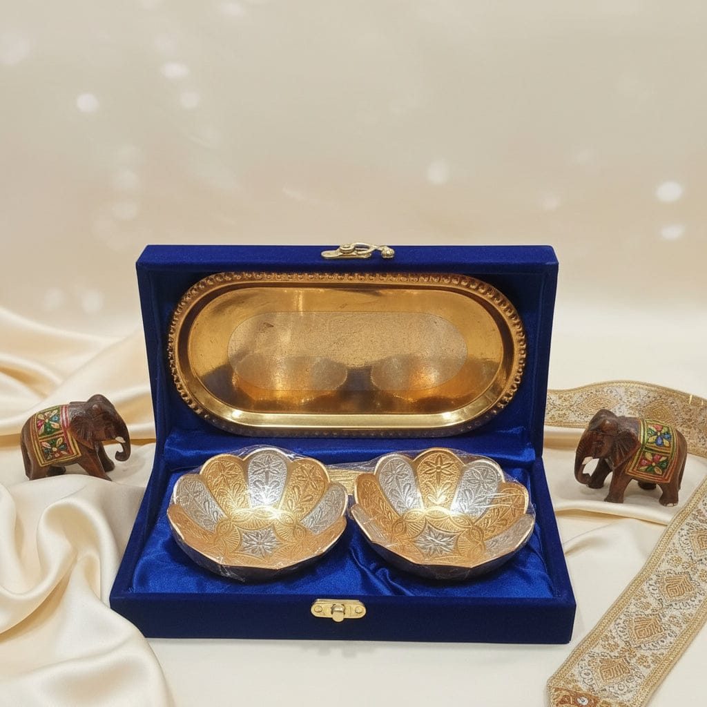 Rajat-Kushal Duo Serving Set with 2 spoons